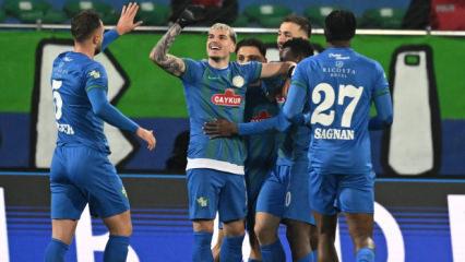 &Ccedil;aykur Rizespor 6 ma&ccedil;lık galibiyet hasretini bitirdi