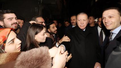 Cumhurbaşkanı Erdoğan, iftarda Kayacık ailesinin misafiri oldu