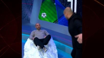 Galatasaray'ın Juventus galibiyeti sonrasında Sneijder'den 2013 g&ouml;ndermesi geldi