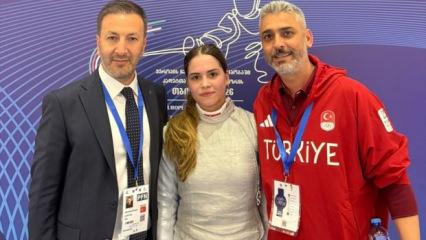 G&uuml;rcistan'da zafer bizim! Milli sporcumuzdan altın madalya