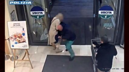 Annesinin yanındaki &ccedil;ocuğu ka&ccedil;ırdı! İtalya o anları konuşuyor