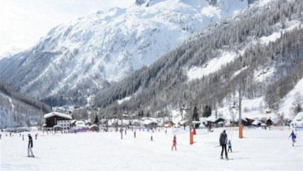 İtalya'da kayak g&uuml;zergahına &ccedil;ığ d&uuml;şt&uuml;