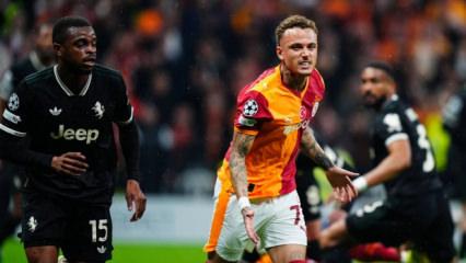 Juve'ye tarihe ge&ccedil;en Aslan pen&ccedil;esi! Galatasaray iz bıraktı