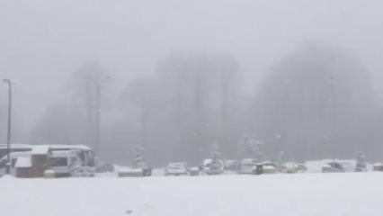  Kartepe&rsquo;de kar yağışı etkili oldu