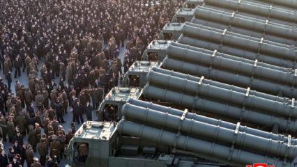 Kuzey Kore yapay zeka destekli yeni roketatar sistemlerini d&uuml;nyaya tanıttı