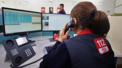 R&uuml;ya tabiri isteyen de takma dişi kaybolan da 112'yi aradı!