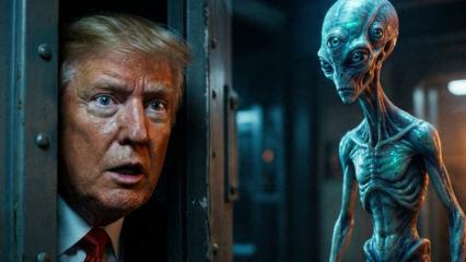 'Uzaylılar ger&ccedil;ek' demişti! Trump, talimatı resmen verdi! UFO'ları a&ccedil;ıklayacak!