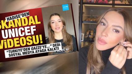 Unicef videosunu silen Hadise'den a&ccedil;ıklama: Metin bana iletildi