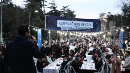İstanbul &Uuml;niversitesi'nde "Geleneksel B&uuml;y&uuml;k Kamp&uuml;s İftarı" d&uuml;zenlendi