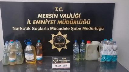 'Breaking Bad' değil Mersin: 27 litre metamfetamin ele ge&ccedil;irildi!