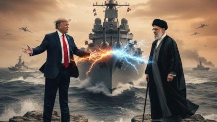 İşte ABD'nin İran sınırına g&ouml;nderdiği dev savaş filosu!