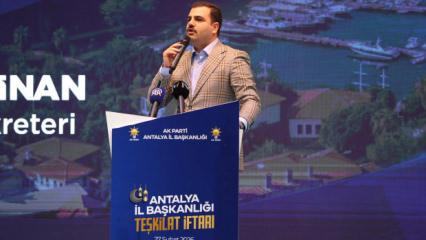 AK Partili İnan: M&uuml;sl&uuml;manların iftar sofrasından rahatsız olmanızın adı laiklik değildir