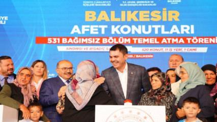 Bakan Kurum: S&ouml;z verdik, s&ouml;z&uuml;m&uuml;z&uuml; tutacağız!