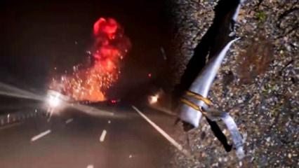 Balıkesir'de F-16 savaş u&ccedil;ağı d&uuml;şt&uuml;! Bir pilot şehit oldu! Enkazdan ilk g&ouml;r&uuml;nt&uuml;ler