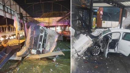 Bing&ouml;l ve Aydın'da dehşet anları: Otomobiller d&uuml;kkanlara girdi, 7 yaralı