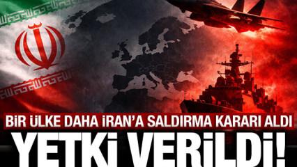 Bir &uuml;lke daha İran'a saldırmaya hazırlanıyor: "Yetki verildi" deyip, duyurdular!
