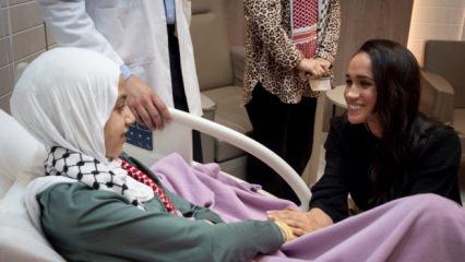 Prens Harry ve Meghan Markle Filistinli yaralıları ziyaret etti