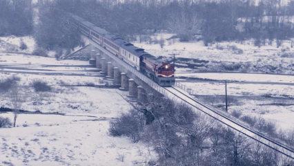 Doğu Ekspresi&rsquo;nin kar altındaki doğa ve tarih yolculuğu mest ediyor