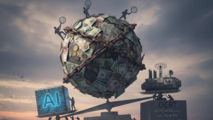 İş &ccedil;ığırından &ccedil;ıktı D&uuml;nya batıyor! İşte 348 trilyon dolar borcun iki nedeni