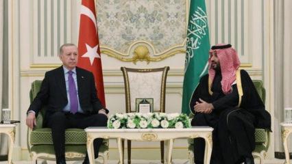 Erdoğan'dan Suudi Arabistan Veliaht Prensi ile kritik g&ouml;r&uuml;şme