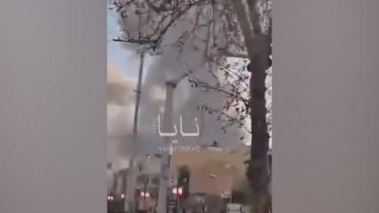 İsrail, İran'a saldırı başlattı: B&ouml;lgeden ilk g&ouml;r&uuml;nt&uuml;ler!