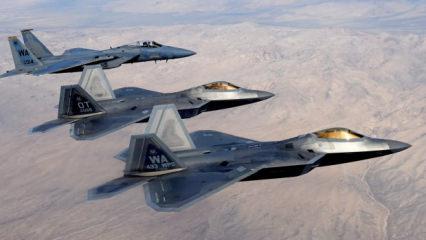 İsrail'de olağan&uuml;st&uuml; hareketlilik! ABD'ye ait F-22 savaş u&ccedil;akları peş peşe iniş yaptı