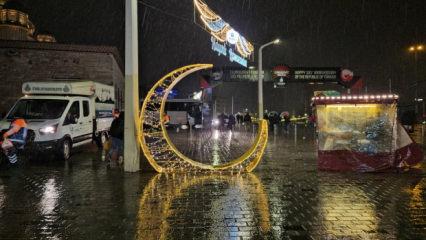 İstanbul'da beklenen sağanak başladı