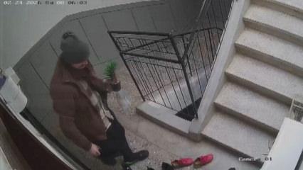 Konya'da marka takıntılı hırsız kamerada!