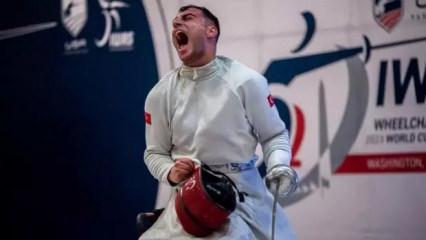 Milli sporcu D&uuml;nya Kupası'nda altın madalya kazandı!