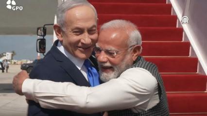 Netanyahu'dan Modi'ye sıcak karşılama! "Konuşacak &ccedil;ok şeyimiz var dostum"