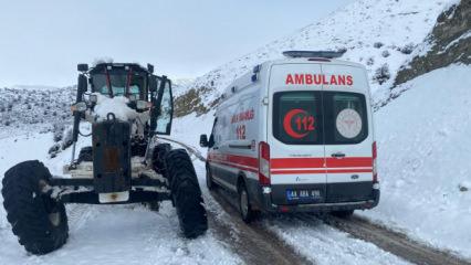 Malatya'da kar etkili oldu: 109 mahalleye ulaşım sağlanamıyor
