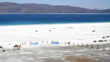 Salda G&ouml;l&uuml;'nden g&uuml;zel haber