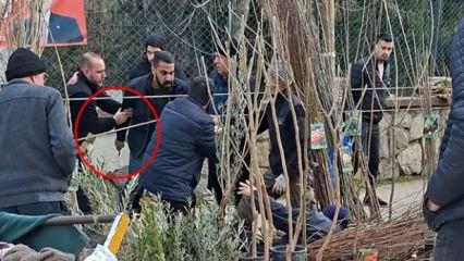 Seyyar satıcılar, kendilerini uyaran zabıtalara bı&ccedil;akla saldırdı