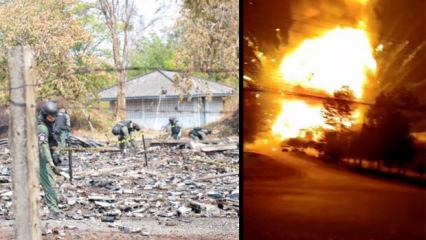 Tayland Kambo&ccedil;ya sınırında m&uuml;himmat deposu patladı