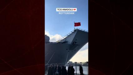 TCG ANADOLU'ya Hollanda'da yoğun ilgi