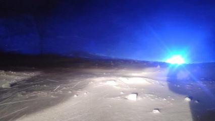 T&uuml;nel girişine &ccedil;ığ d&uuml;şt&uuml;: Yol ulaşıma kapandı