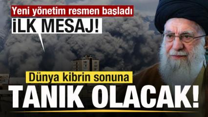 Yeni y&ouml;netim resmen g&ouml;reve başladı! İlk mesaj:  D&uuml;nya kibrin sonuna tanık olacak