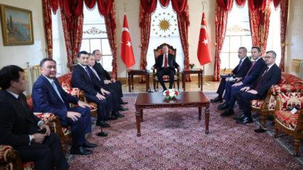 Cumhurbaşkanı Erdoğan, T&uuml;rk Devletleri Teşkilatı heyetini kabul etti