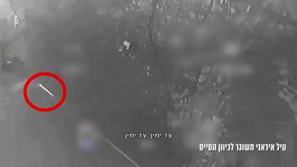 İsrail savaş u&ccedil;ağı İran f&uuml;zesinden kıl payı kurtuldu!