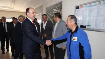 Başkan Altay Merkez İ&ccedil;me Suyu Arıtma Tesisleri'nde incelemelerde bulundu 