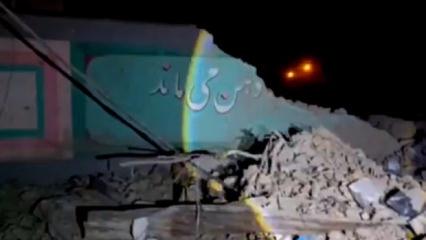 ABD ve İsrail'in 170 &ccedil;ocuğu katlettiği Al‑Hijab Kız Lisesi'nin son hali g&ouml;r&uuml;nt&uuml;lendi