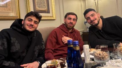 Beşiktaşlı futbolcuların aileleri beraber iftar yaptı