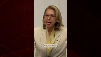 CHP Milletvekili S&uuml;reyya &Ouml;neş Derici: "T&uuml;rkiye asla bir İslam devleti olmayacak"