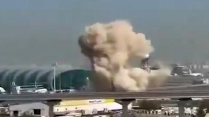 Dubai Havalimanı İran tarafında g&ouml;nderilen kamikaze İHA'lar ile hedef alındı