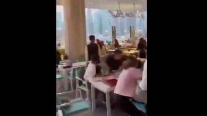 Dubai'de iftar i&ccedil;in patlatılan top ortalığı karıştırdı!