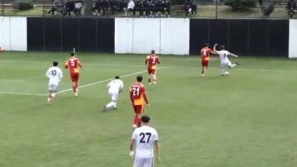 Gen&ccedil; oyuncudan derbide muhteşem gol! Sosyal medyada g&uuml;ndem oldu