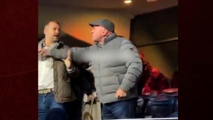 Gol sonrası protokol trib&uuml;n&uuml; karıştı! Başkanı zor tuttular