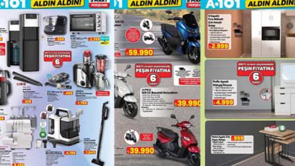 A101 ALDIN ALDIN İNDİRİMLERİ 5 MART 2026 | Elektrikli &ccedil;ay makinesi, 4K TV, Dikey s&uuml;p&uuml;rge...