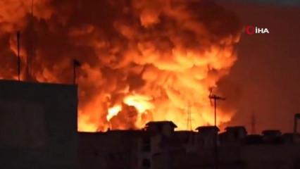 İran'da petrol tesislerine hava saldırısı: 4 &ouml;l&uuml;