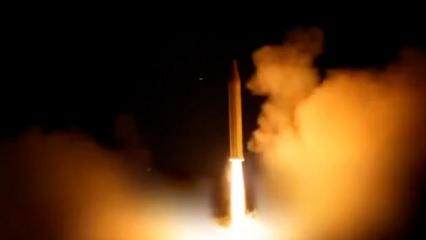 İran'dan İsrail'e 1 tonluk f&uuml;ze fırlatıldı